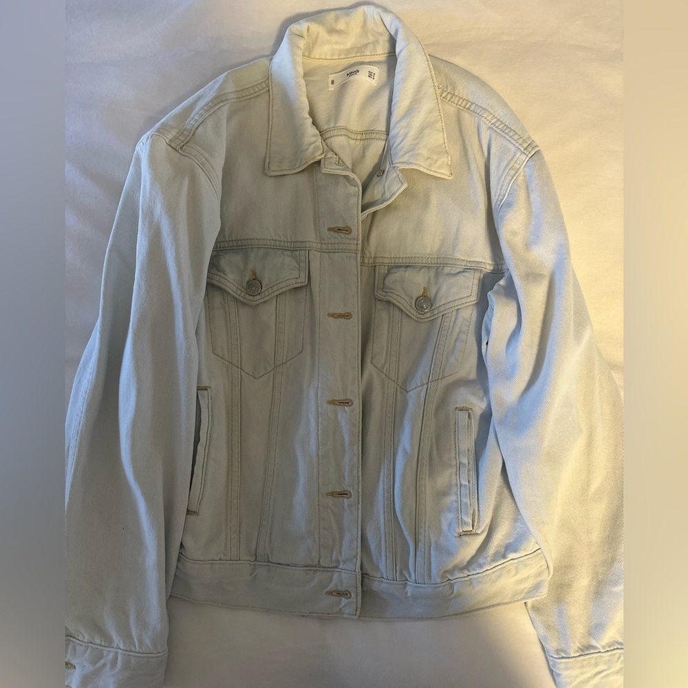 Mango Light Blue Jean Jacket